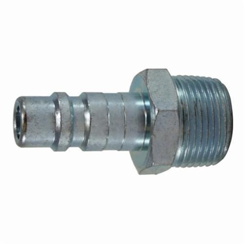 Midland Industries 99816 Industrial Interchange Pipe Plug, 1/2 in Nominal, MNPT, Steel, Import