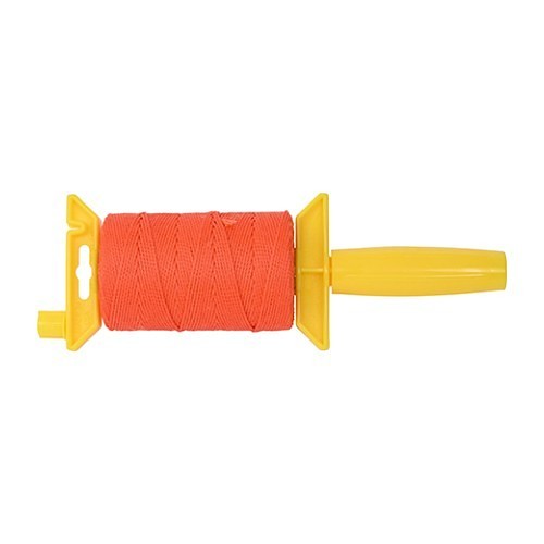 MJJ Brands BLW505 Braided Twine, Nylon, Glow Orange, #18 Dia