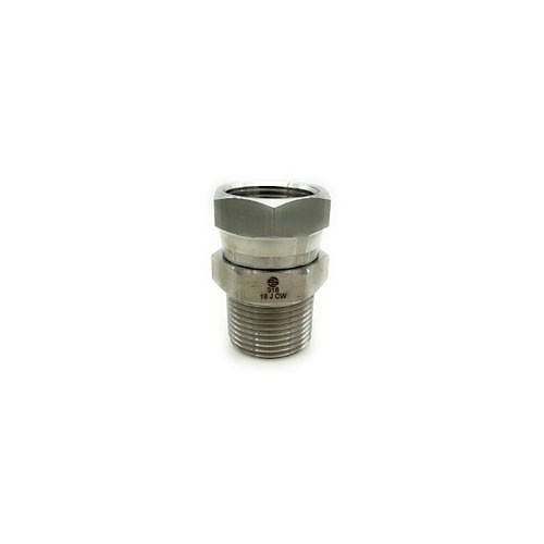 Midland Metal Manufacturing SS1404-06-06 Pipe Swivel Adapter, Adapter, 3/8 in Nominal, MNPT x FNPT, 316 Stainless Steel