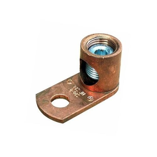 MORRIS 90552 Mechanical Lug, 14-4 AWG Conductor, 1/4 in Stud, Copper