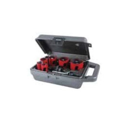 M.K. Morse® 177856 Locksmith Hole Saw Kit, 8 Pieces, Bi-Metal