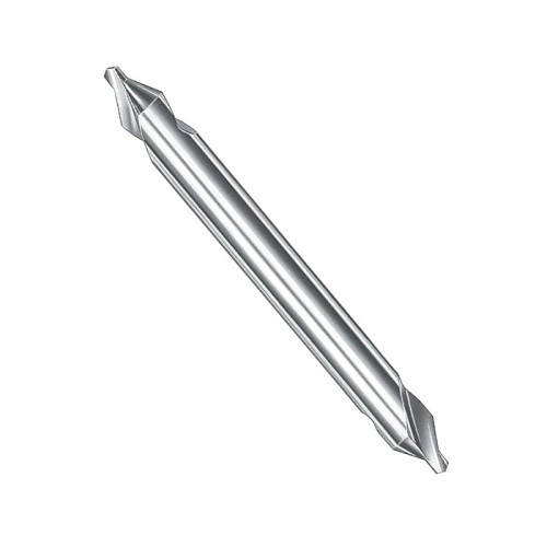 Magafor® 81185020300 185 Series Form A Long Length Center Drill, #2 Drill - Wire, 5/64 in Drill - Fraction, 0.0781 in Drill - Decimal Inch, 60 deg Included Angle, 118 deg Point Angle, M2 HSS, Bright