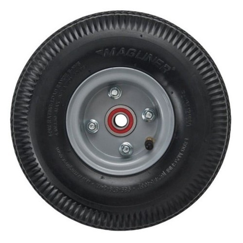 Magliner 121060 Pneumatic Wheel, 10 in Wheel Dia, 3-1/2 in Wheel Width