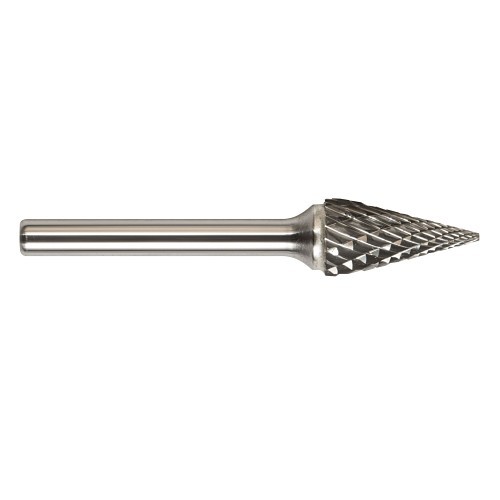 Magnum 7M116CDC 7000M Tube Brush, Pointed End, Cone - Pointed (Shape SM) Head, 1/4 in Dia Head, 1 in L of Cut, Double Cut Cut