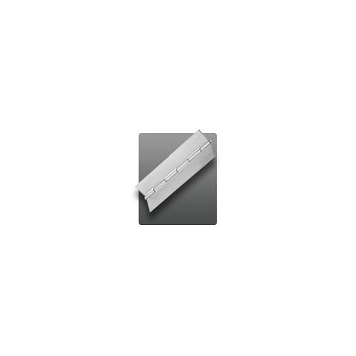 Marlboro SS06202472 Continuous Hinge, Continuous, 6 ft Overall Height, 1-1/2 in Overall Width, Stainless Steel, 1/2 in Pin Diameter