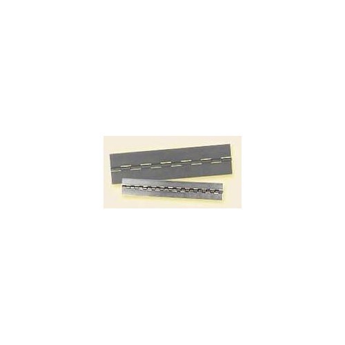 Marlboro SS093064 Continuous Hinge, Continuous, 6 ft Overall Height, 4 in Overall Width, Stainless Steel, 1 in Pin Diameter