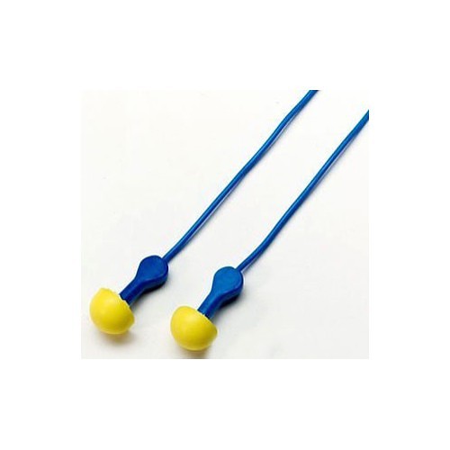 Earplug, Pod Plugs Slow Recovery Foam Corded, 25 dB Noise Reduction Rating, Pod, ANSI S3.19-1974, Reusable