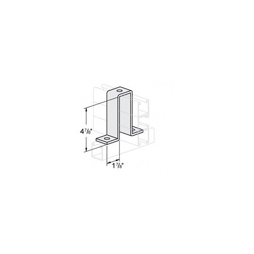 U-Support, Number of Holes: 5, 5-3/8 in Length, 1-5/8 in Width