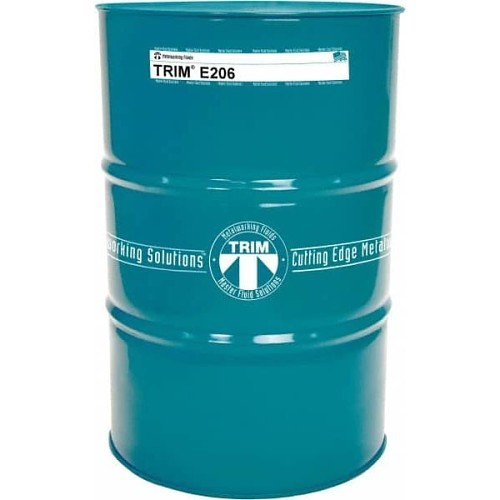 Master Fluid Solutions™ E206-2 Cutting & Grinding Fluid, 54 gal, Drum, Liquid, Blue