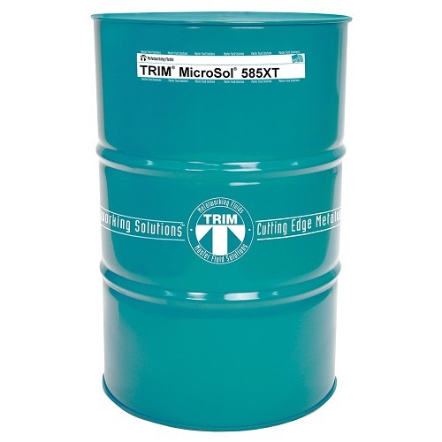 Master Fluid Solutions TRIM® MICROSOL 585XT D Micro-Emulsion Coolant, 54 gal Container, Drum Container, Mild Amine Odor/Scent, Liquid Form, Amber