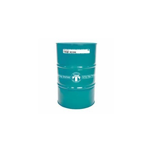 Master Fluid Solutions TRIM® SC230D Metalworking Fluid, 54 gal Container, Drum Container, Mild Sweet Odor/Scent, Liquid Form, Blue