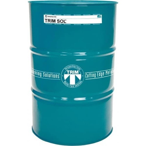 Master Fluid Solutions TRIM® SOL54 Emulsion Fluid, 54 gal Container, Drum Container, Mild Sweet Odor/Scent, Liquid Form, Blue/Green
