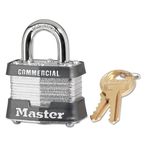 Master Lock® 470-3KA-0464 Replacement Key, Tumbler Laminated Padlock Key, For Use With: Laminated Padlock