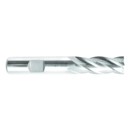 Melin Tool Company Melin Tool Company 41472 Square End Mill, 1/2 in Cutter Dia, 1-1/4 in Length of Cut, 4 Flutes, 1/2 in Shank Dia, 3-1/4 in Overall Length, TiCN Coated