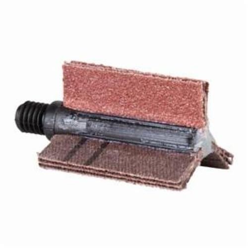 Merit® 08834154127 B-425 4-Ply Plain Flap Coated Bore Polisher, 1-1/2 in ID x 5-1/2 in OD Dia, P60 Grit, Medium Grade, Aluminum Oxide Abrasive