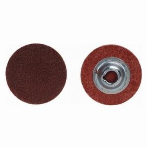 Merit® 69957399626 Coated Abrasive Quick-Change Disc, 1-1/2 in Dia, 36 Grit, Extra Coarse Grade, Aluminum Oxide Abrasive, Type TS (Type II) Attachment
