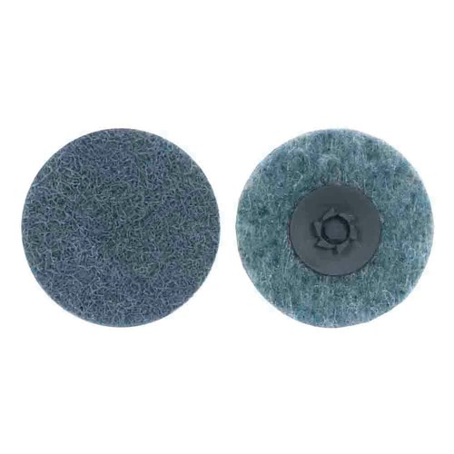 Merit® 08834166277 Type XC Non-Woven Abrasive Quick-Change Disc, 3 in Dia, Very Fine Grade, Aluminum Oxide Abrasive, Type TP (Type I) Attachment