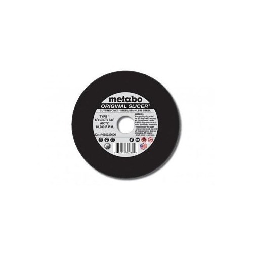 Metabo Corp Inc® Original Cutting® 616727000 Cut-Off Wheel, 4-1/2 in Wheel Dia, 3/32 in Wheel Thickness, 7/8 in Center Hole, 30 Grit, Aluminum Oxide Abrasive