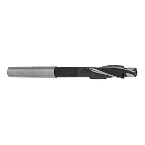 Counterbore, 1/4 in Bore Dia, 3 Flutes, Sold Pilot, High Speed Steel