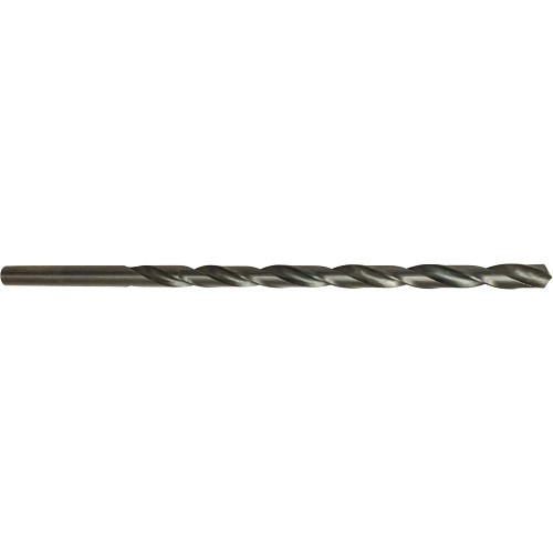 Long Length Drill Bit, 21/32 in Drill Size - Fraction, 0.6562 in Drill Size - Decimal Inch, 12 in Overall Length, High Speed Steel