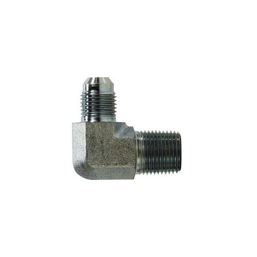 Pipe Elbow, 1-5/16-12 x 1 in Nominal, Male JIC x MNPT, Steel, 90 deg