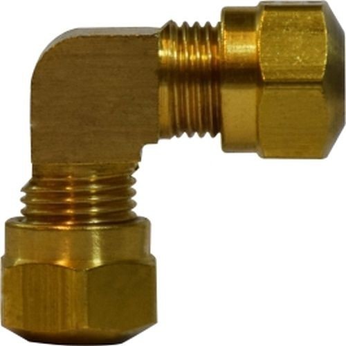Air Brake Elbow, Elbow, 1/2 in Nominal, Tube, Brass, 150 psi, -40 to 200 deg F