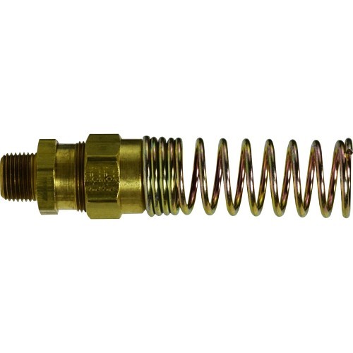 Air Brake Adapter, Adapter, 3/8 x 1/4 in Nominal, Hose x Male Pipe, Brass, 125 psi, -40 to 120 deg F