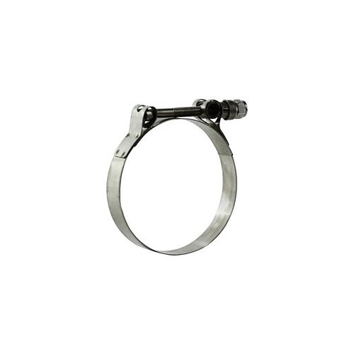 T-Bolt Clamp, 7-1/2 in Nominal, 7-9/32 to 7-9/16 in Outside Dia, 0.025 in Thickness, 301 Stainless Steel