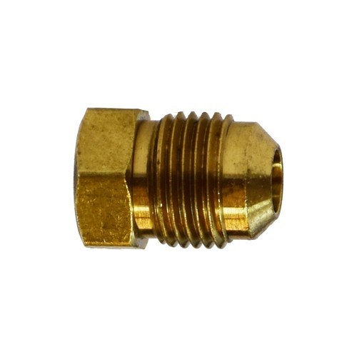 Midland Industries MIDCO 10066 Flared Plug, Plug, 3/8 in Nominal, Flare, Brass