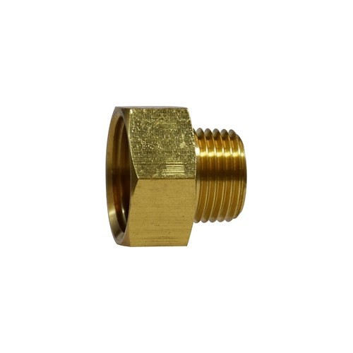 Midland Industries MIDCO 30093 Garden Hose Adapter, Straight, 3/4 in Nominal, Rigid MGH x Female Pipe, Brass