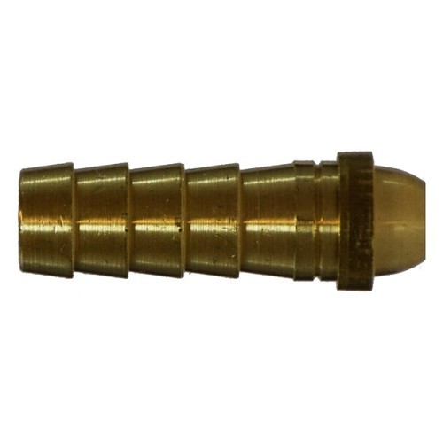 Midland Industries MIDCO 30411 Welding Hose Connector, Stem Only, 1/4 in Nominal, Brass