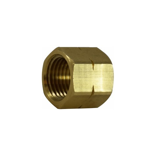 Midland Industries MIDCO 30421 Left Hand Nut, 9/16-18 Nominal, Hose Barb, Brass