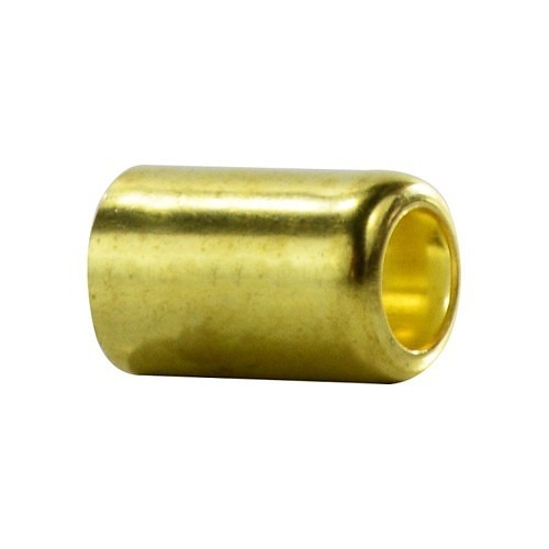 Midland Industries MIDCO 32503 Smooth Hose Ferrule, Ferrule, 3/8 in Nominal, Hose Barb, Brass