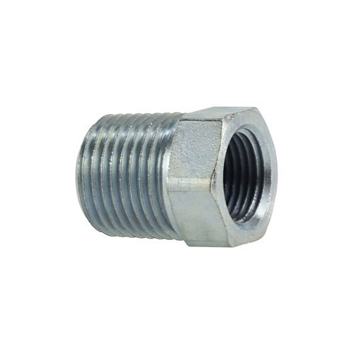 Midland Industries MIDCO 5406-8-6 Hydraulic Hex Reducer Bushing, 1/2 x 3/8 in Nominal, Steel