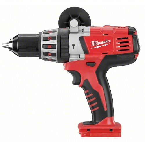 Milwaukee® 0726-20 Hammer Drill, 1/2 in Chuck, Ratcheting Lock Chuck, 28 VDC, Reversible: Reversible, Lithium-Ion Battery