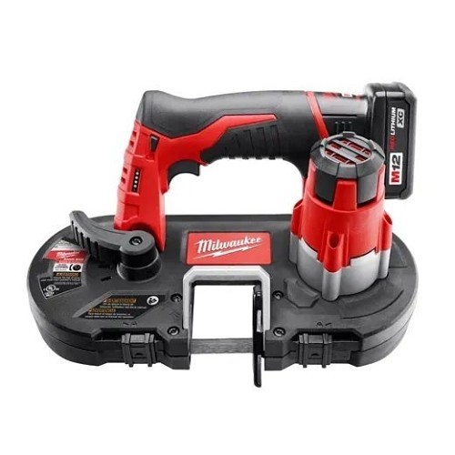 Milwaukee® 2429-21XC Cordless Sub-Compact Band Saw Kit, Tool/Kit: Kit, Cutting Capacity: 1-5/8 in, 18 V