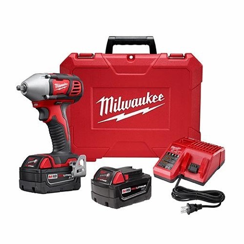 Milwaukee® 2658-22 Impact Wrench Kit, 18 V, Yes Battery Included