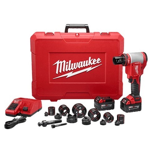 Milwaukee® 2676-22 Knockout Tool Kit, Lithium-Ion Battery, 18 V