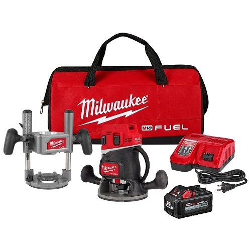 Milwaukee® 2838-21 M18 FUEL Cordless Router, 1/2 in Chuck, 25000 rpm Speed, 18 V, Li-Ion Battery