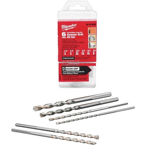 Milwaukee® 48-20-8856 Drill Bit Set, 6 Piece