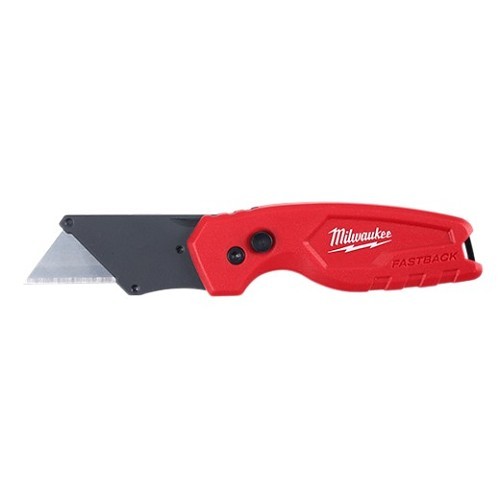 Milwaukee® 48-22-1500 Compact Folding Utility Knife, Straight Blade, 1-1/4 in Blade Length, Steel Blade, Pocket Clip Included: Yes