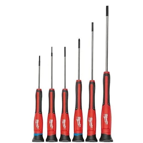 Milwaukee® 48-22-2606 Screwdriver Set, 6 Piece, Screwdriver Types Included: Yes