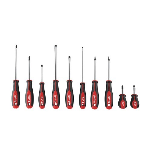 Milwaukee® 48-22-2710 Screwdriver Kit, Measurement System: SAE, 10 Piece