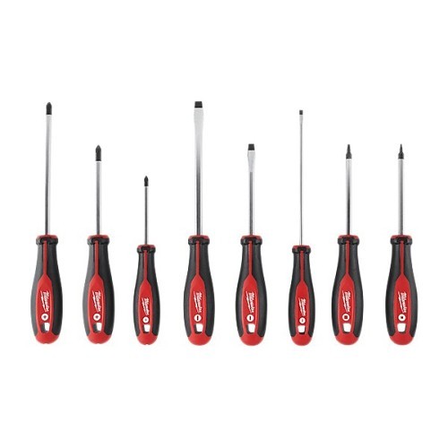 Milwaukee® 48-22-2718 Screwdriver Set, 8 Piece, Screwdriver Types Included: Yes