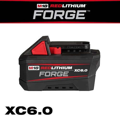 Milwaukee® 48-11-1861 M18™ REDLITHIUM™ FORGE™ Cordless Battery Pack, Lithium-ion Battery, 18 V Charge