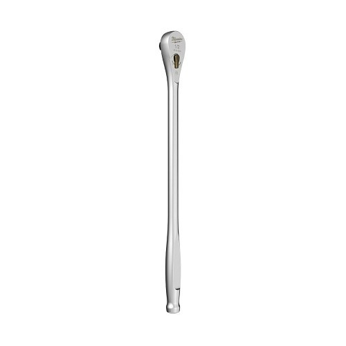 Milwaukee® 48-22-9050 Slim Profile Ratchet, 1/2 in Drive, 18 in OAL, Steel, Polished Chrome