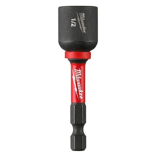 Milwaukee® 49-66-4537 Nut Driver, Measurement System: Imperial, 1/2 in, Hex Shank, Magnetized Tip: Yes, Black Oxide