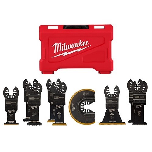 Milwaukee® 49-10-9113 OPEN-LOK™ Multiple Design Bi-Metal Blade Set, For Use With Oscillating Multi-Tool