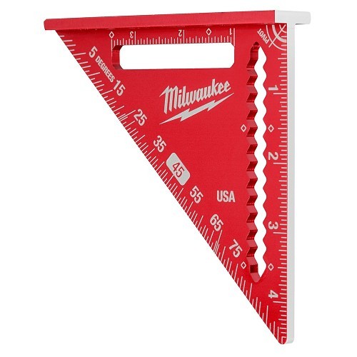 Milwaukee® MLSQ040 Trim Square, 4-1/2 in, 1/8 in Graduation, Aluminum