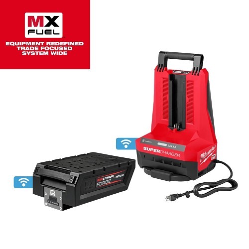 Milwaukee® MXFHD812 MX FUEL™ REDLITHIUM™ FORGE™ Cordless Battery Pack, Lithium-ion Battery, 72 V Charge